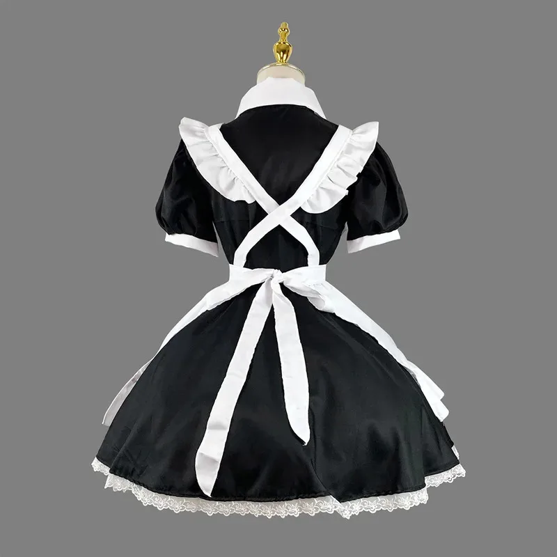 

dd54Old Castle Cosplay Costume Housekeeper Steward Butler Dress Cafe Attendant Cloth Suit for Waitress Maid Party Cost