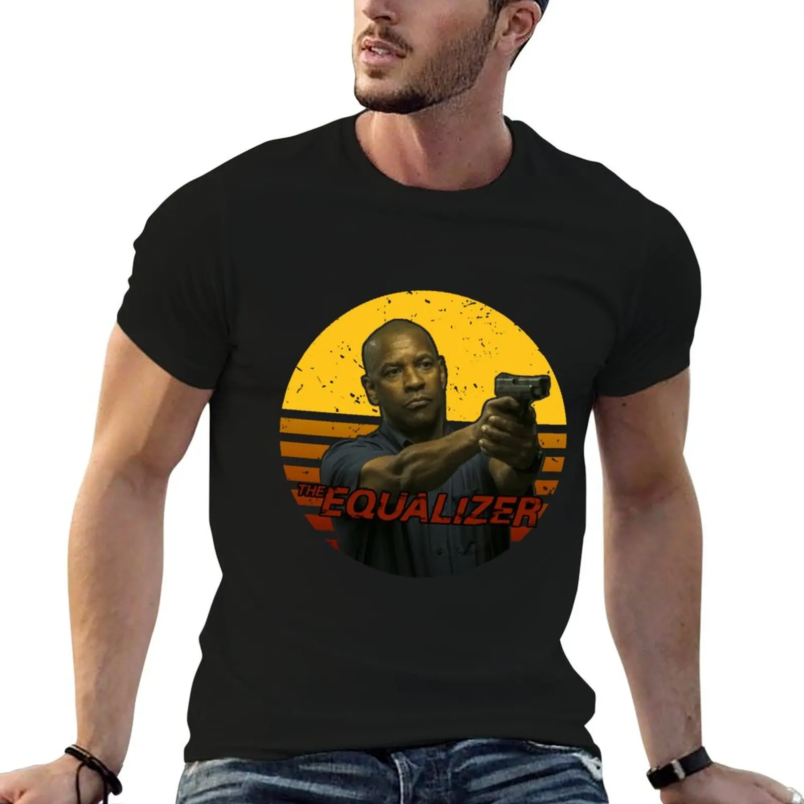 The Equalizer T-Shirt Basic All Season Solid T-Shirt