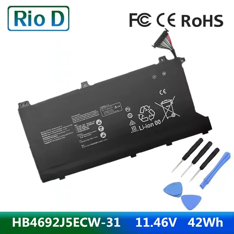 

HB4692J5ECW-31 Laptop Battery For Huawei MateBook D 15 (2020) 15-53010TUY BohL-WDQ9HN BoB-WAH9P HNL-WFP9 HNL-WFQ9 42WH