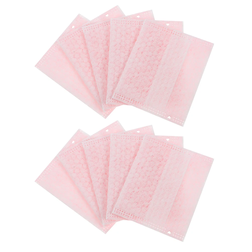 10Pcs Travel Sized Makeup Remover Pads Soft and Comfortable Facial Cleansing Pads for Women Sensitive Skin Safe Exfoliating Face