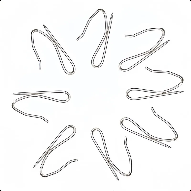 3cm Metal Pleat Hooks 69 pcs, S-Curve Shape Design, Sharp Pointed Tip, for Home Window Drapery, Multipurpose