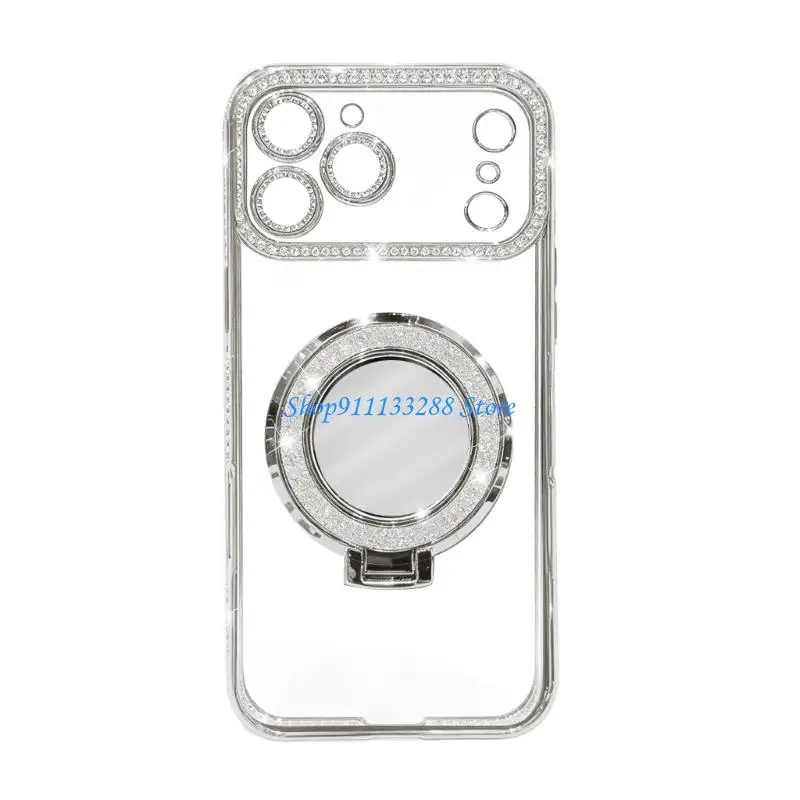 G88D Strong Case Includes Glitter Mirror & Stand for Phone 17