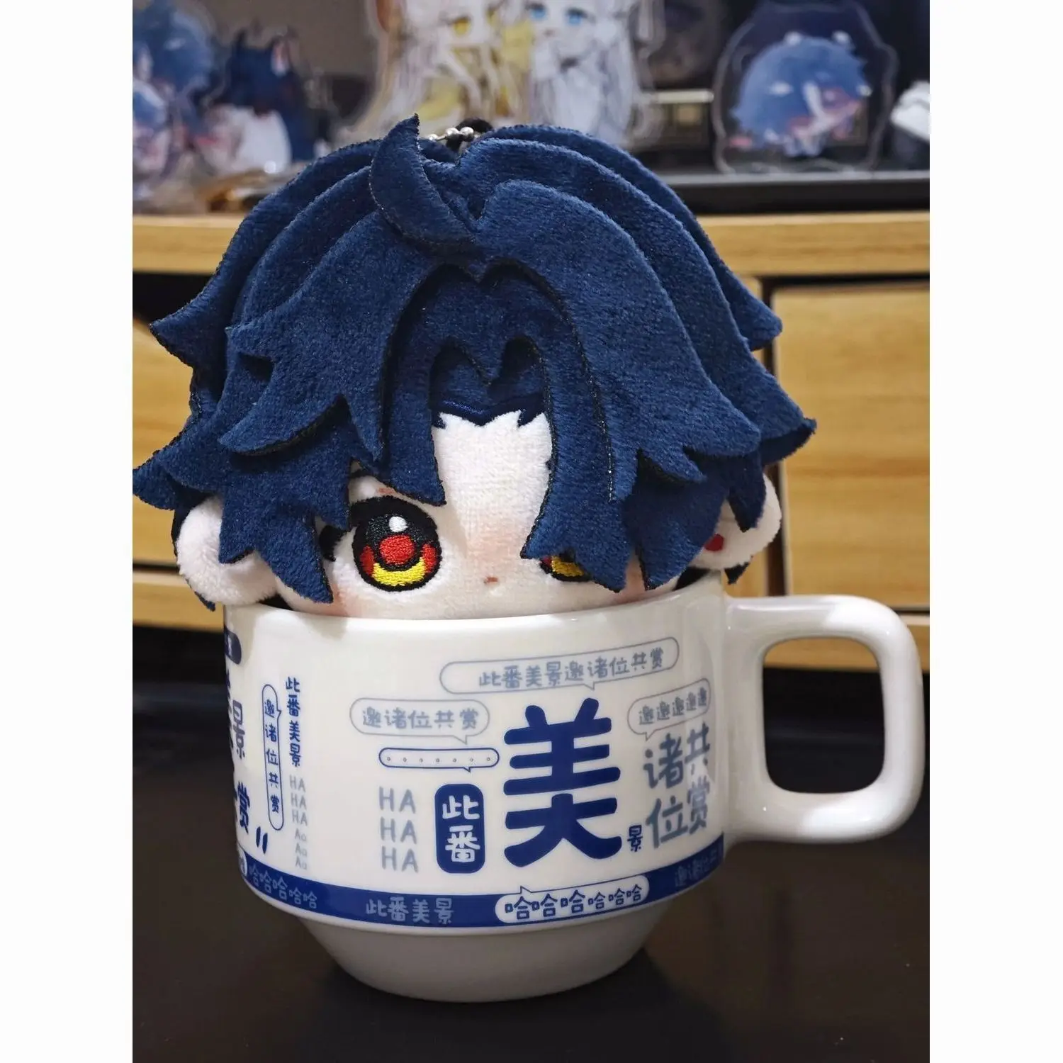 Permainan Anime Honkai: Boneka Mewah Star Rail Blade 10Cm Boneka Katun Lucu Ransel Liontin Gantungan Kunci Mainan Hadiah Natal Penggemar Anak-anak