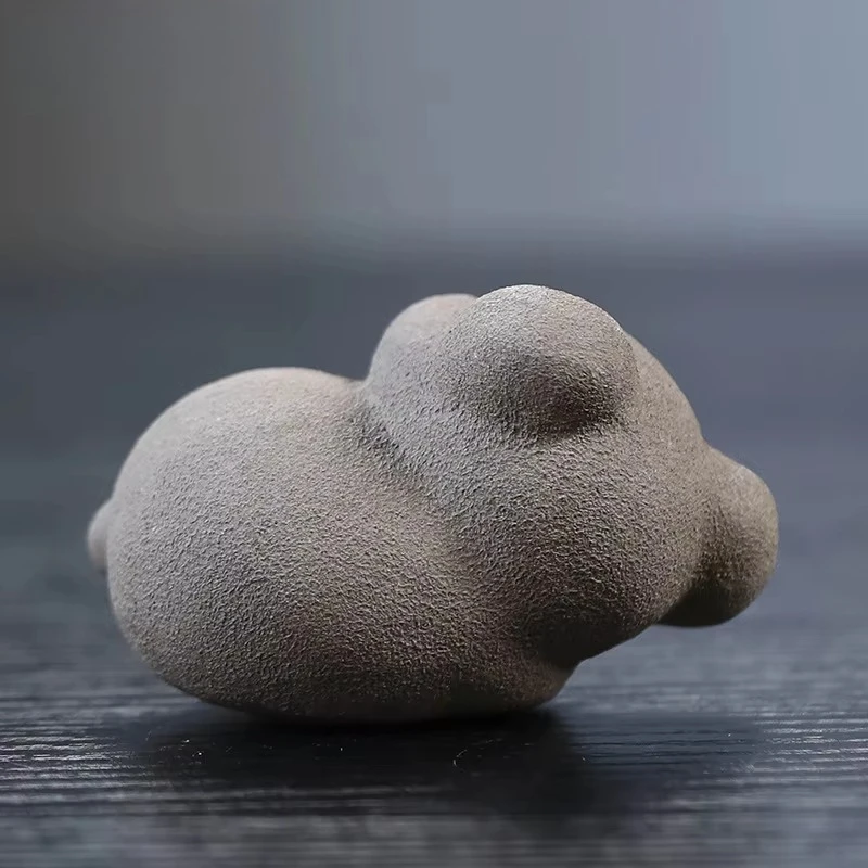 té  Koala  arena púrpura, juguete Vintage  espíritu  té, estatua  Ceremonia  té para el hogar, artesanía   chino
