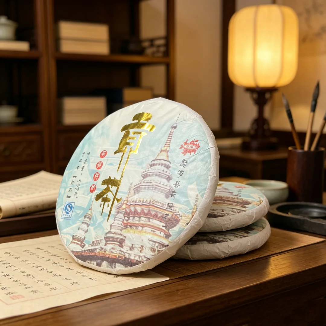 357g Raw oen or Shu puerh pu erh puer tea Papers 300g Bai Hao Yin Zhen White tea package paper