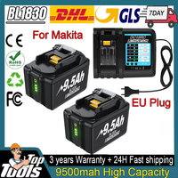 For Makita BL1830 18V Battery 9500mah Lithium Replacement For Makita BL1830 BL1860 BL1890 Drill Power Tool Rechargerable