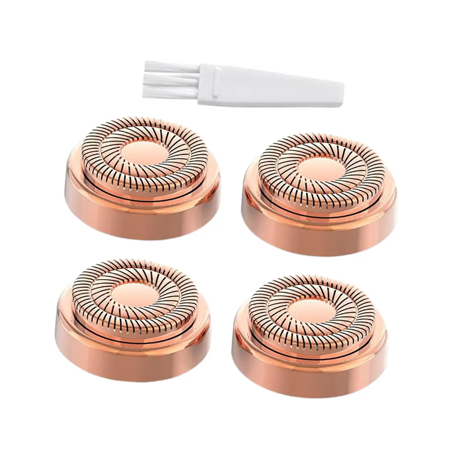 4Pcs Replacement Heads Hair Removal Tool with Cleaning Brush for Lipstick Hair Remover Gen 2