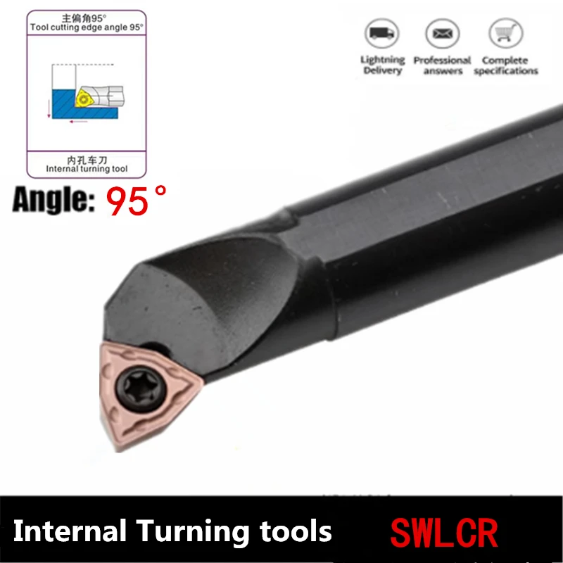 SWLCR S10K-SWLCR04 S16Q-SWLCR06 S10K S16Q S20R Internal Turning Tool Holder Lathe Cutter Boring Bar Insert WCMT WCMX Carbide