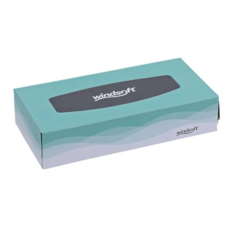Tisu Wajah Windsoft 2360 dalam Kotak PopUp untuk Penggunaan di Rumah dan Perjalanan Tisu Lembut dan Menyerap Ideal untuk Kebersihan Sehari-hari Paket isi 100