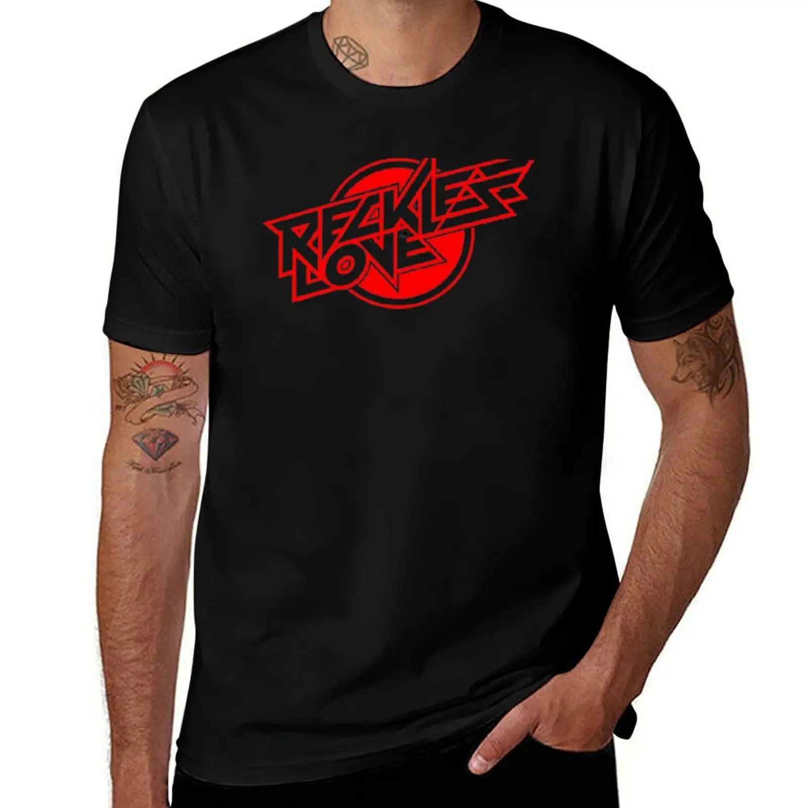 

Reckless Love Band Logo Gift For Men and Women, Gift For Fans, Christmas Day T-Shirt cotton t shirts man 100% T-Shirt