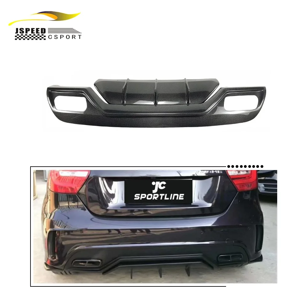 

Suitable for Carbon fiber rear diffuser Mercedes-Benz W176 2013-2018