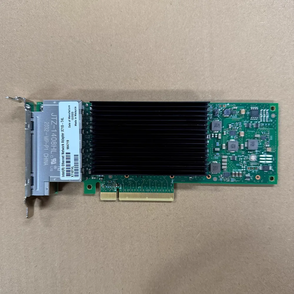 X710-T4L Gigabit Quad Ethernet Network Card X710T4BLK X710T4L Compatible with 25G