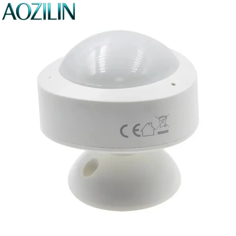 AOZILIN Mini Wireless PIR Motion Detector Support WiFi Zigbee APP Control Day Night Light Detect Gas Safety Alarm 10PCS