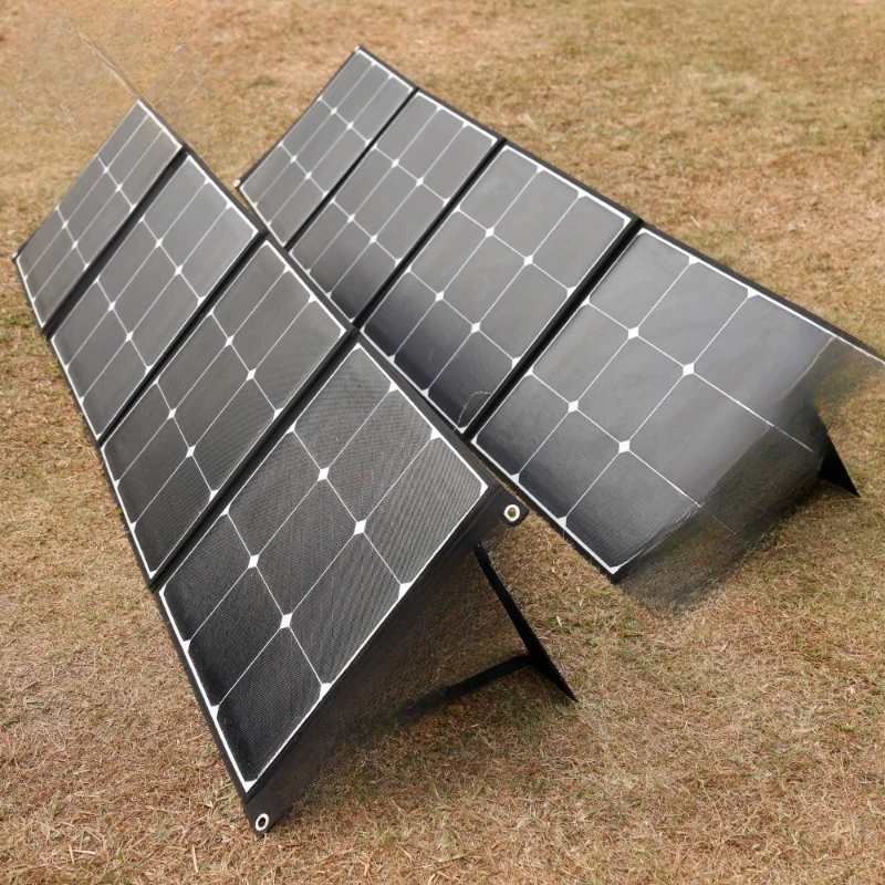 

120w 200w Mobile Solar Charger Panel Portable Folding Outdoor Camping Monocrystalline Silicon Foldable Solar Panel