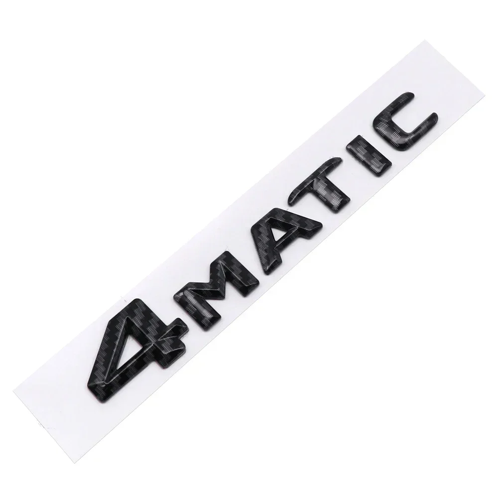 

Carbon Fiber Car Emblem Body Sticker Trunk Badge for Mercedes Benz 4MATIC W251 W203 W204 W205 W210 CLA GLE SLK C63 G500 G63