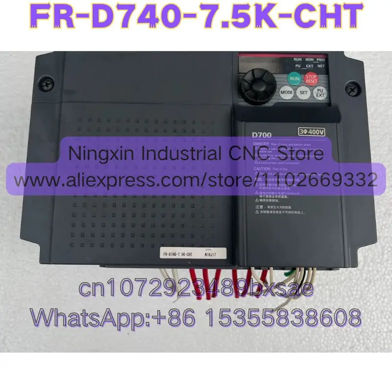 FR-D740-7.5K-CHT  FR D740 7.5K CHT Second-hand Inverter,Normal Function Tested OK