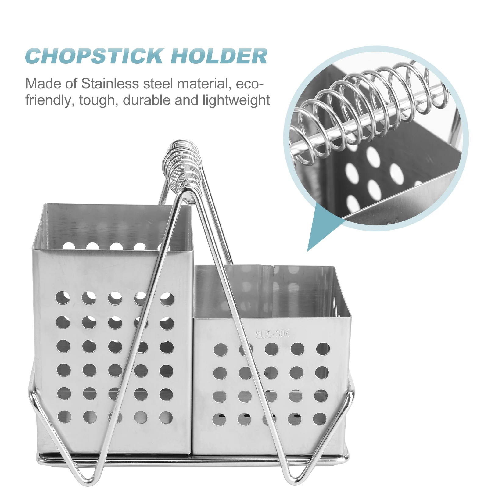 

Stainless Steel Holder EcoFriendly Utensil Organizer Draining Design Utensil Organizer Kitchen Storage Tool