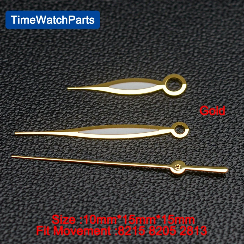 10*15*15mm No Luminous Watch Hands Watch Needles Fit 8215 8205 2813 Automatic Movement Watches Accessories