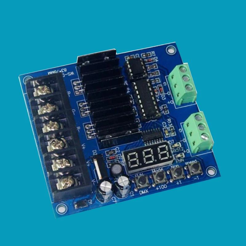 3-channel DMX512 High-frequency Decoder Board DMX Controller with Digital Display
