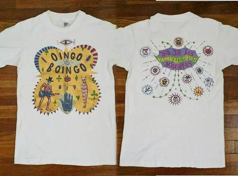 Oingo Boingo 1995 Farewell Tour Dias De Las Muertos Band Unisex T-Shirt