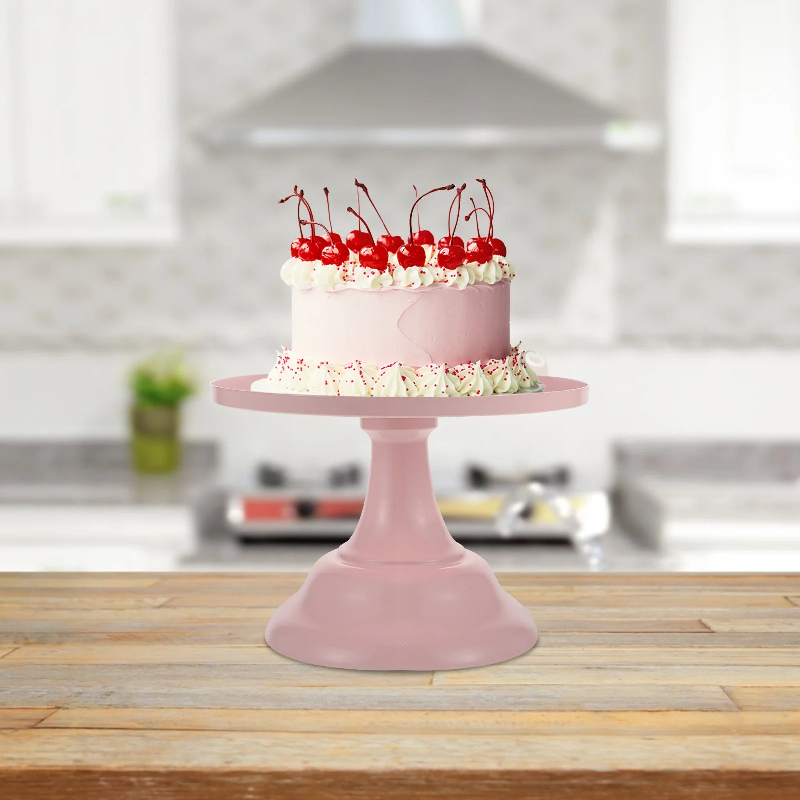 1pc Iron Cake Stand Decor, Round Dessert Display Rack For Party Wedding Photography, Cupcake Holder Support, Food Table Model,