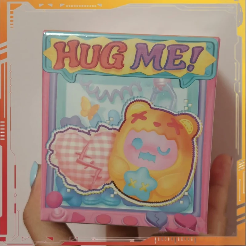 

ShinWoo Ghost Bear Hug Me Mini Series слепая коробка Caixa Caja плюшевая кукла украшение Mystery Box настольный орнамент игрушки в подарок ﻿
