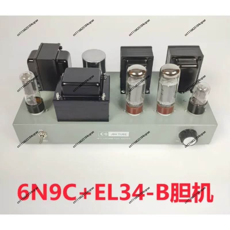 The new 6N9P pushes EL34B single-ended class A tube power amplifier fever tube machine finished machine Output power: 8W×2