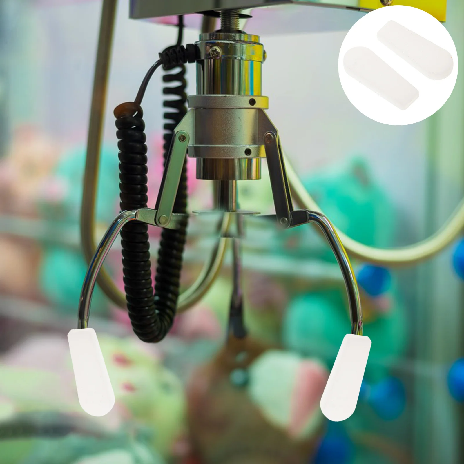 

10pcs Machine Claw Sleeves Rubber Protective Covers Anti-Slip Vending Claw Machine Accessories For Prize Dispenser Game Machines