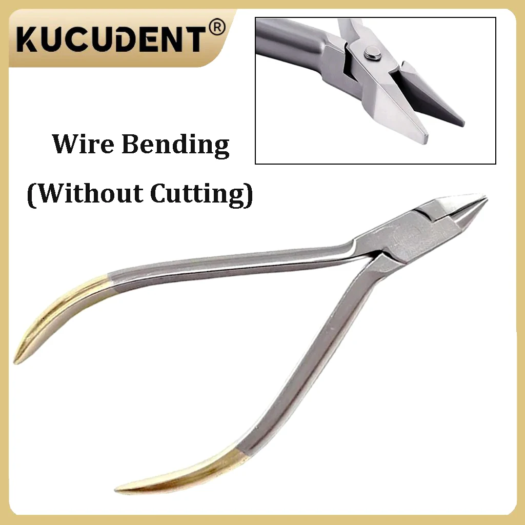 

KUCUDENT 1PC Dental Bird Beak Forming Pliers Orthodontic Loop Wire Bending Tools for Archwire Braces Laboratory Instruments