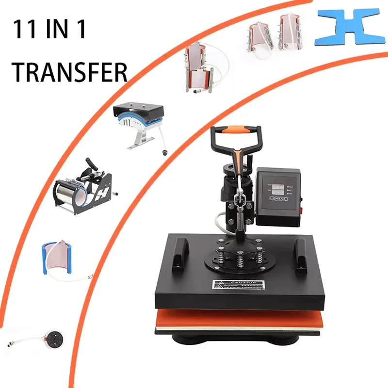 STROVAN Taylor 11 in 1 Combo Heat Press Machines Sublimation Mug Hat Pen Plate Puzzle T Shirt Printing Machine