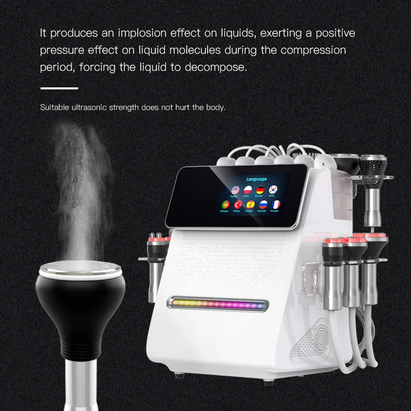 2026 11-in-1 80K Kavitationsgerät Vakuum Gewichtsverlust und Schlankheitsgerät Anti-Fett-Masse Ultraschall Schönheitsgerät