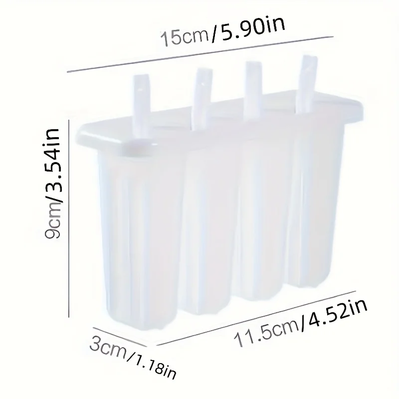 Eisformen-Set, DIY Wiederverwendbare Form für Joghurt-Frucht-Snacks, Gesunde Hausgemachte Leckereien für Partys – Detail 3