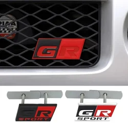 Car Front Grille Badge Sticker for Toyota GR Sport Rav4 Aqua Auris Levin Camry Crown Prado Supra Corolla Avensis Accessories