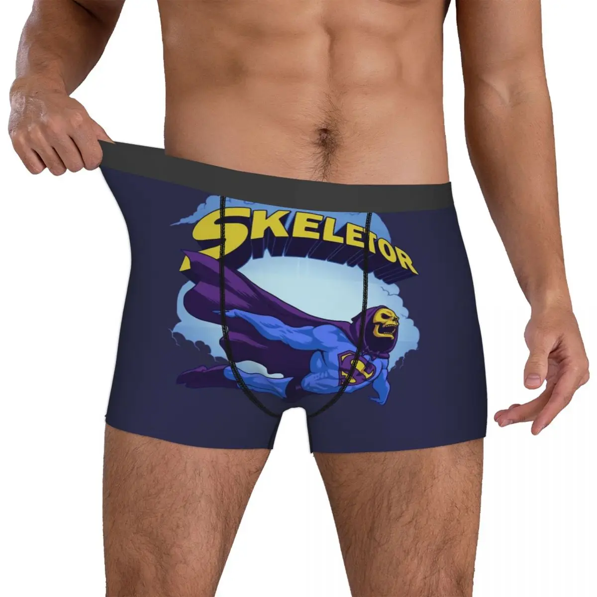 Skeletor He-Man The Master Of The Universe Underpants Breathbale Panties Man Underwear Comfortable Shorts Boxer Briefs