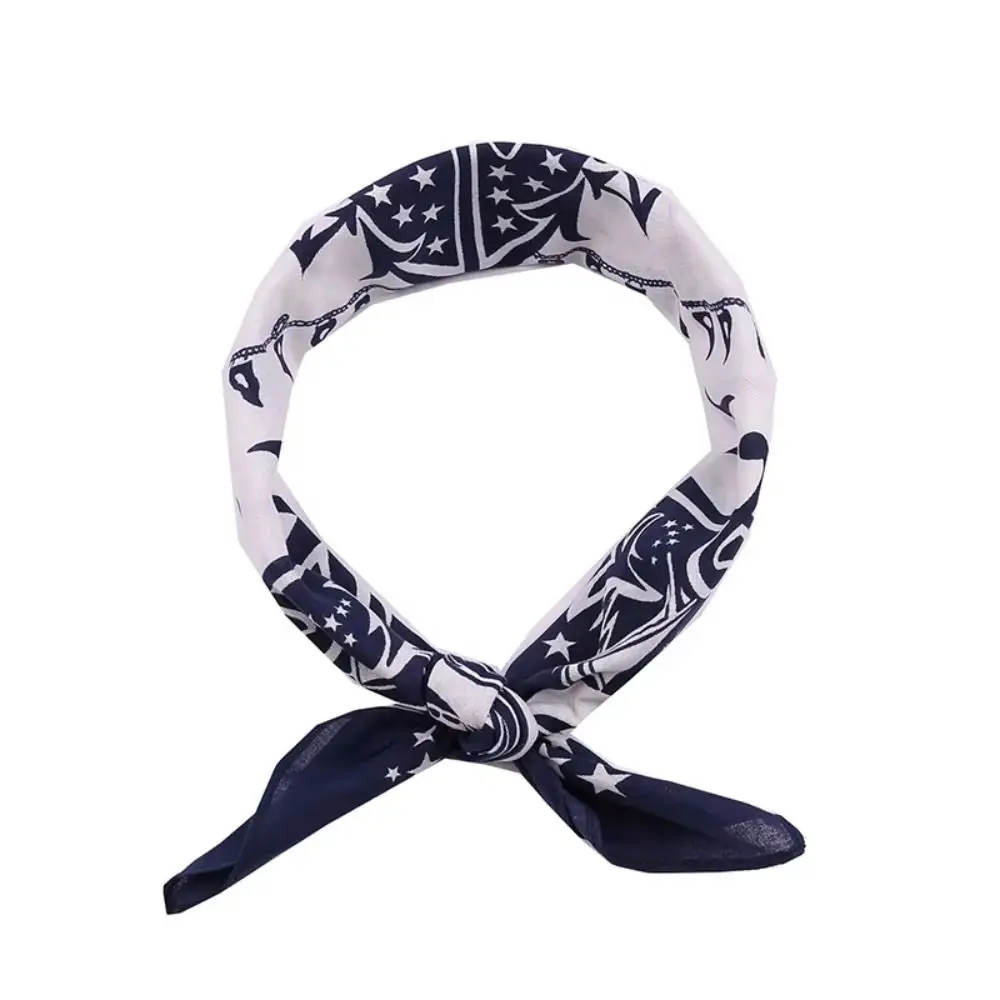 1Pcs New Multi-colored Face Towel 55cm Multi-purpose Hiphop Scarf Cotton Headband Headscarf for Men Women