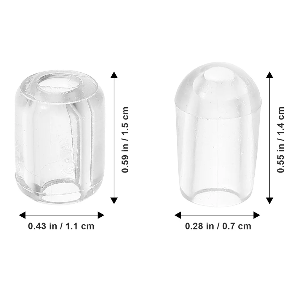 

1Set Clothes Hanger End Caps PVC Wire End Protector Reusable Lightweight Protective Covers Simple Install Durable Hanger Tip