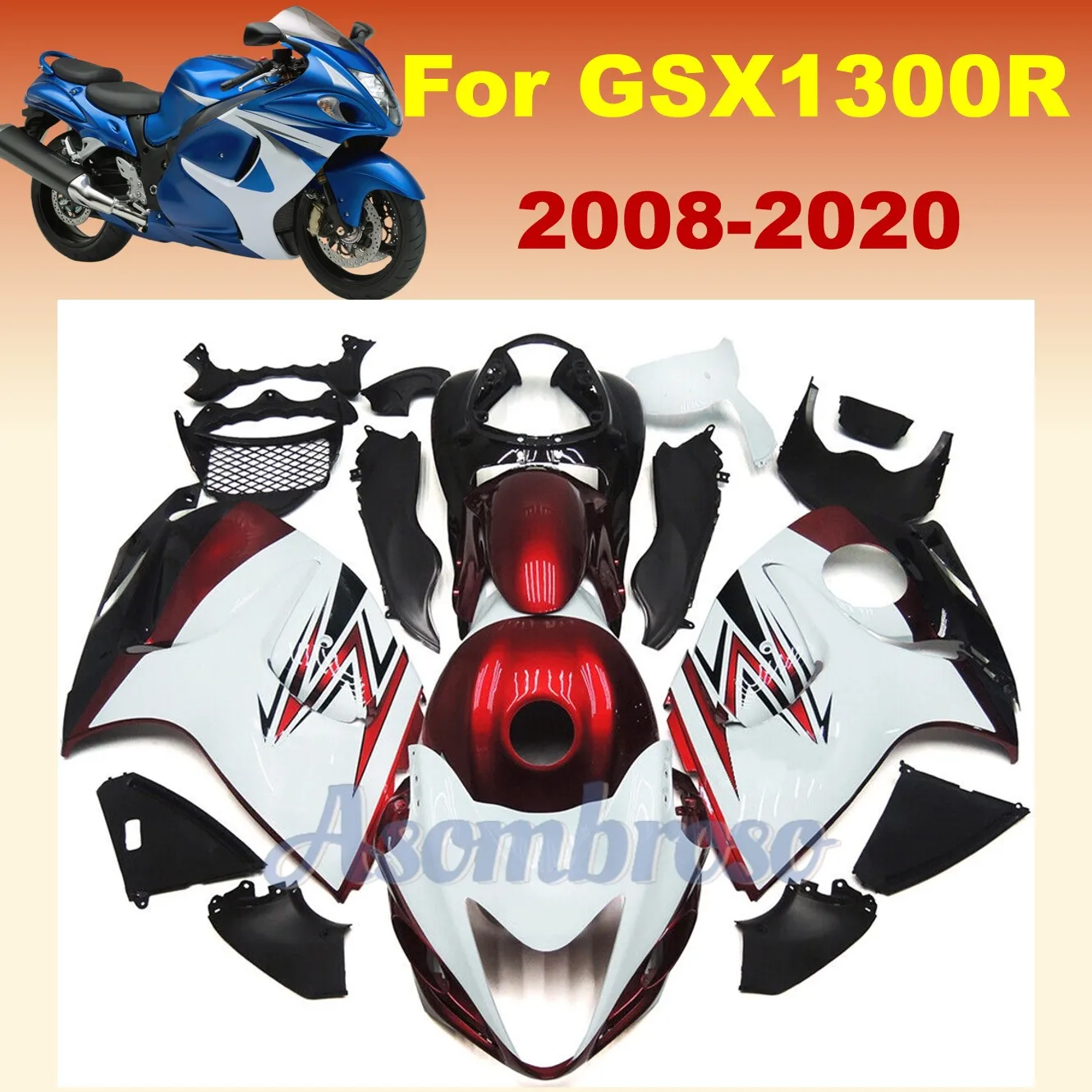 Fairings kit For Suzuki GSXR1300 HAYABUSA 2008 2009 2010 2011 2012 2013 2020 2019 2018 2016 2015 GSX1300R GSXR 1300 08-20