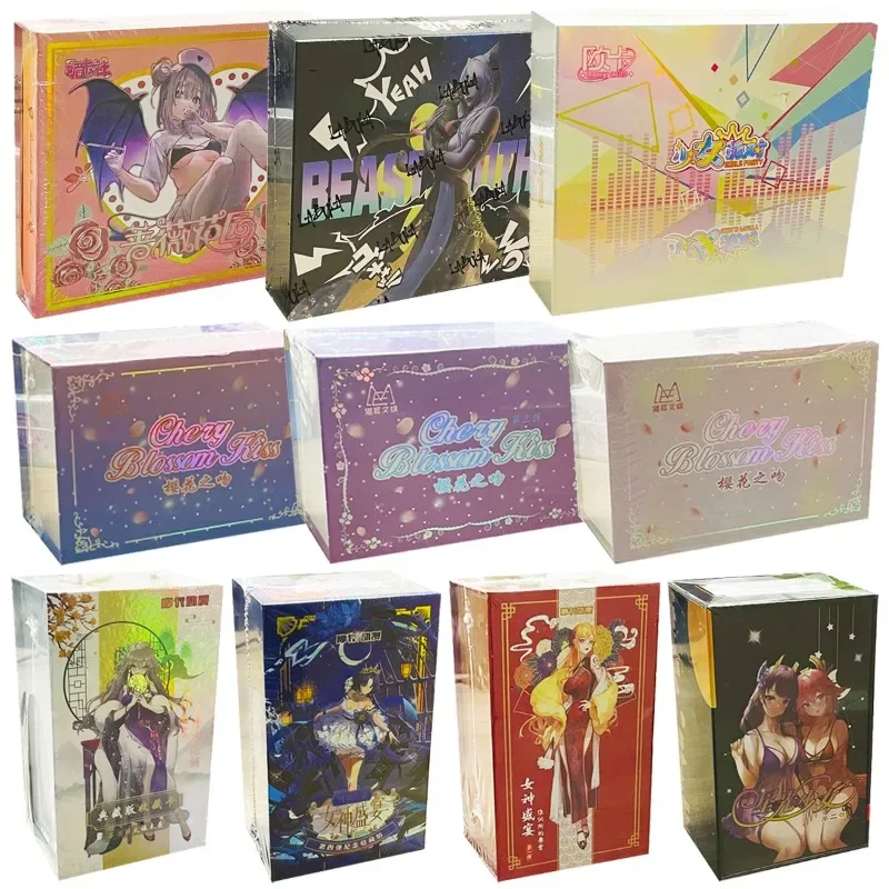 Goddess Story Collection Cards Box Girl Party Card Rare PR Card Swimsuit Bikini Anime Hobby Collectiones Game Card Toy Boys Gift