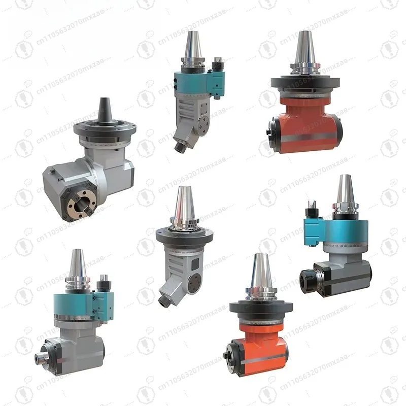 

Universal numerical control machining of corner heads for BT30, BT40, BT50, ER25, ER32 and ER40 spindles