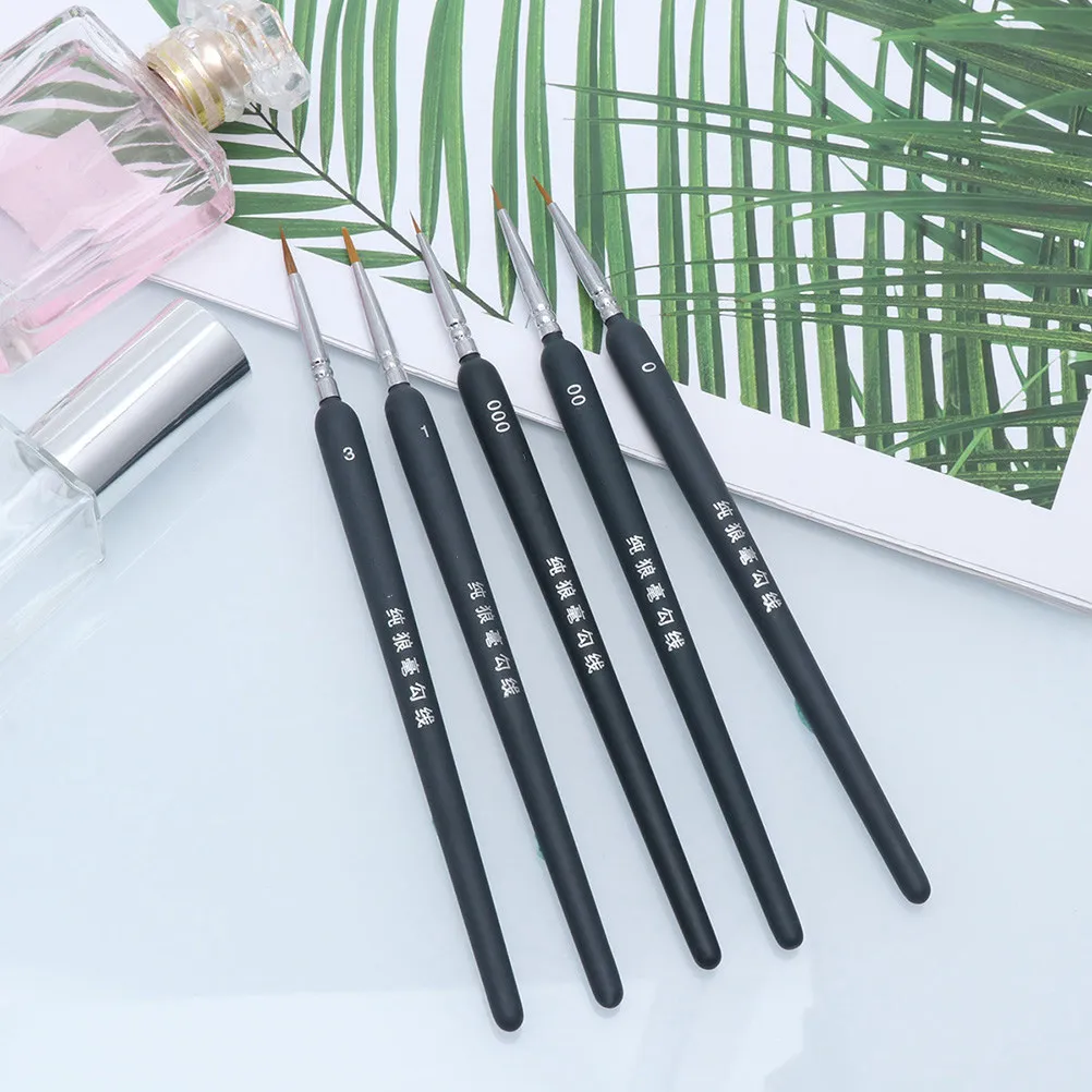 

Набор профессиональных кистей для детализированной росписи маслом, акрилом, акварелью и гуашью, с длинными ручками