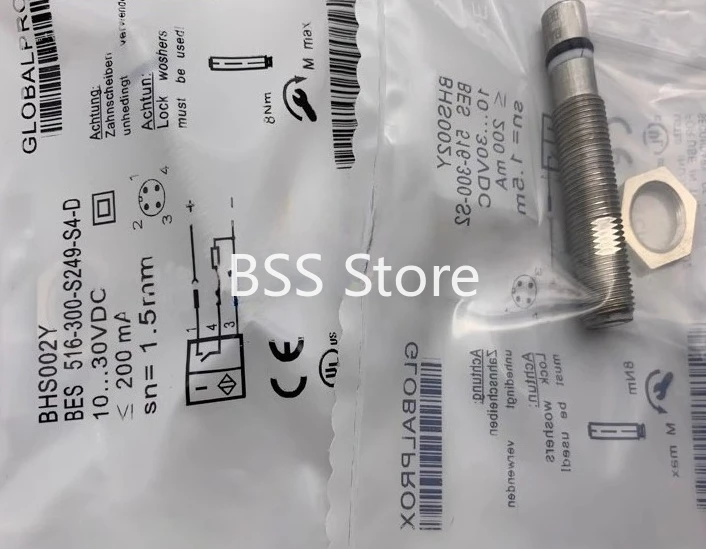 

BES 516-300-S242-S4-D 516-300-S249-S4-D 516-300-S249-NEX-S4-D 516-300-S263-S4-D Датчик приближения, устойчивый к давлению