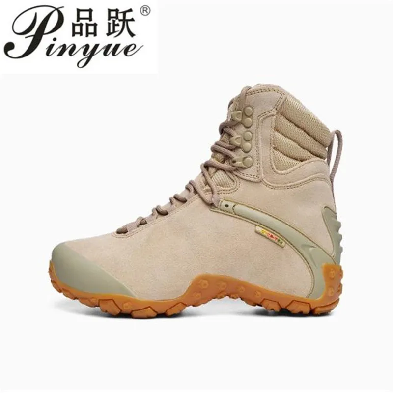 

new winter Wear-Resistant Camping women Boots Tactical Sneakers Climbing Waterproof Boots for men Women Hiking shoes 35-46