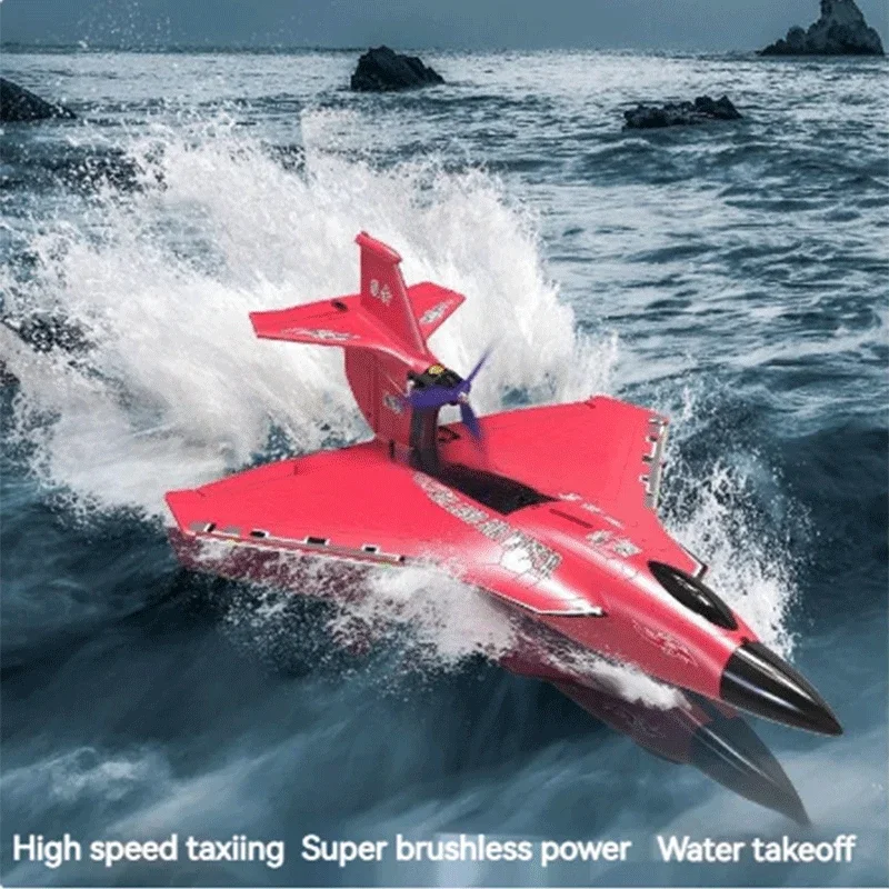 Radio-controlled H650 Remote Control Aircraft Model Toy Brushless Motor Electric Water Land Air Fixed Wing Foam Waterproof Gift