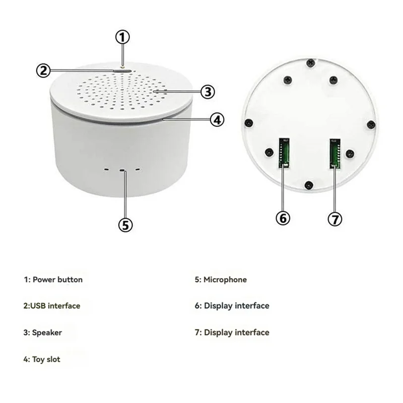 B29C-Untuk Robot Kotak Speaker Deepseek AI ESP32-S3 Papan Pengembangan Mendukung Percakapan Suara, Pertanyaan & Jawaban, dan Pencarian Cuaca