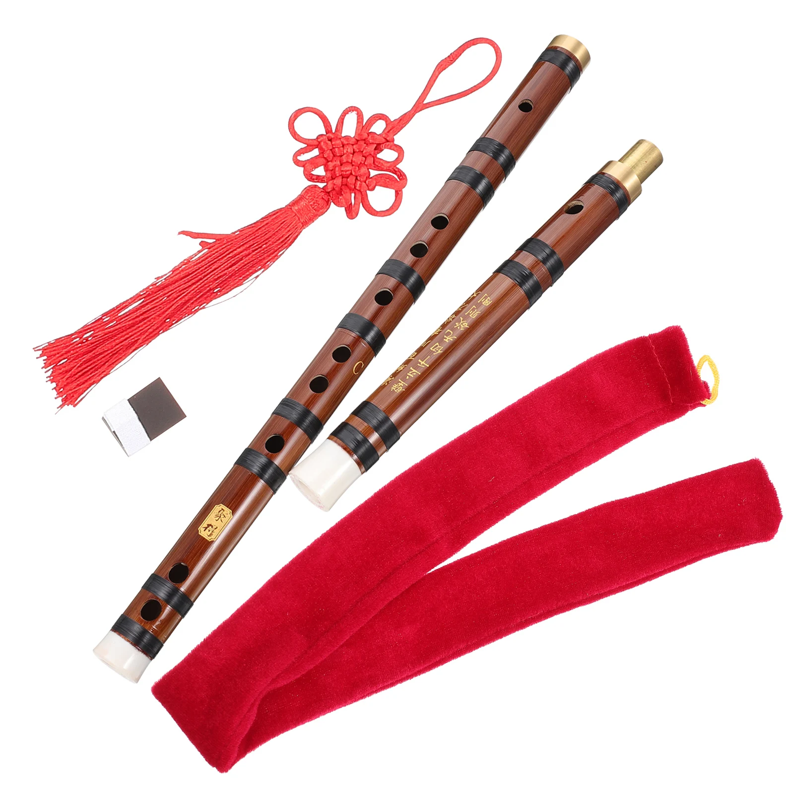 

Bamboo Flute Musical Instrument for Beginners Students Portable Chinese Flute Toy Lightweight Durable Retro Practical Easy to