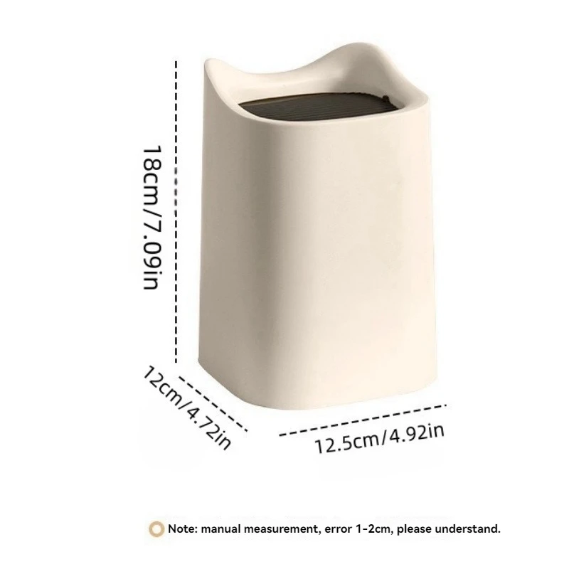 1Pc/Simple Style Vertical Sorting Trash Can for Home, Living Room, Kitchen, Office, Large Capacity Trash Bin