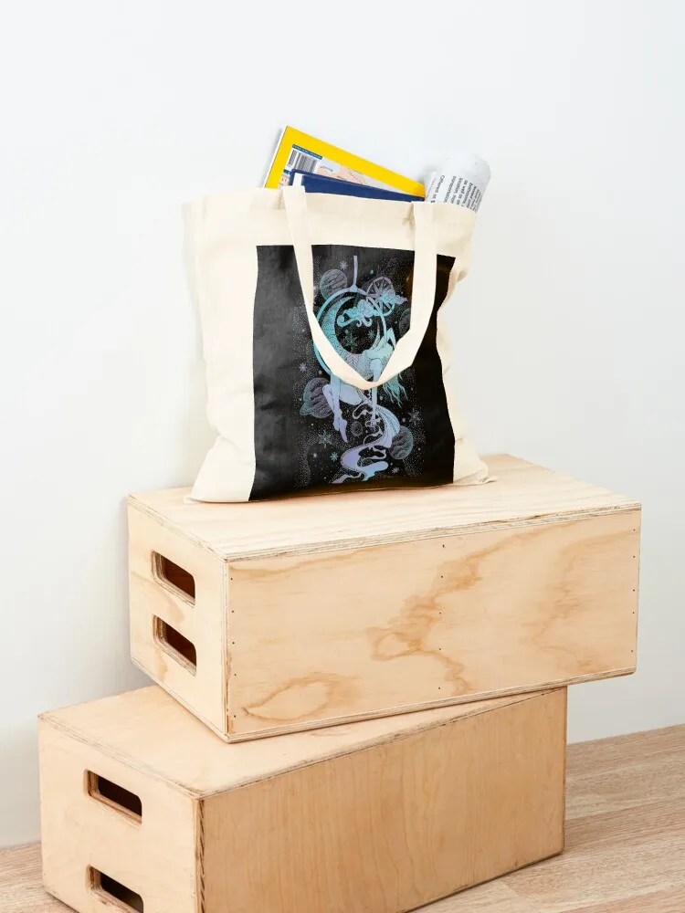 Aerial Hoop Lyra - حقيبة حمل بتصميم سماوي، حقيبة شاطئ، حقيبة تسوق قابلة لإعادة الاستخدام، حقائب قماشية للنساء