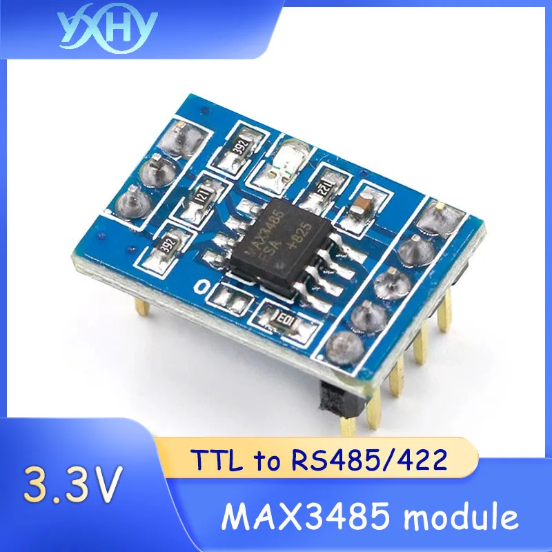 1 PCS MAX3485 module TTL to RS485/422 3.3V low-power half duplex single and bidirectional communication transceiver board