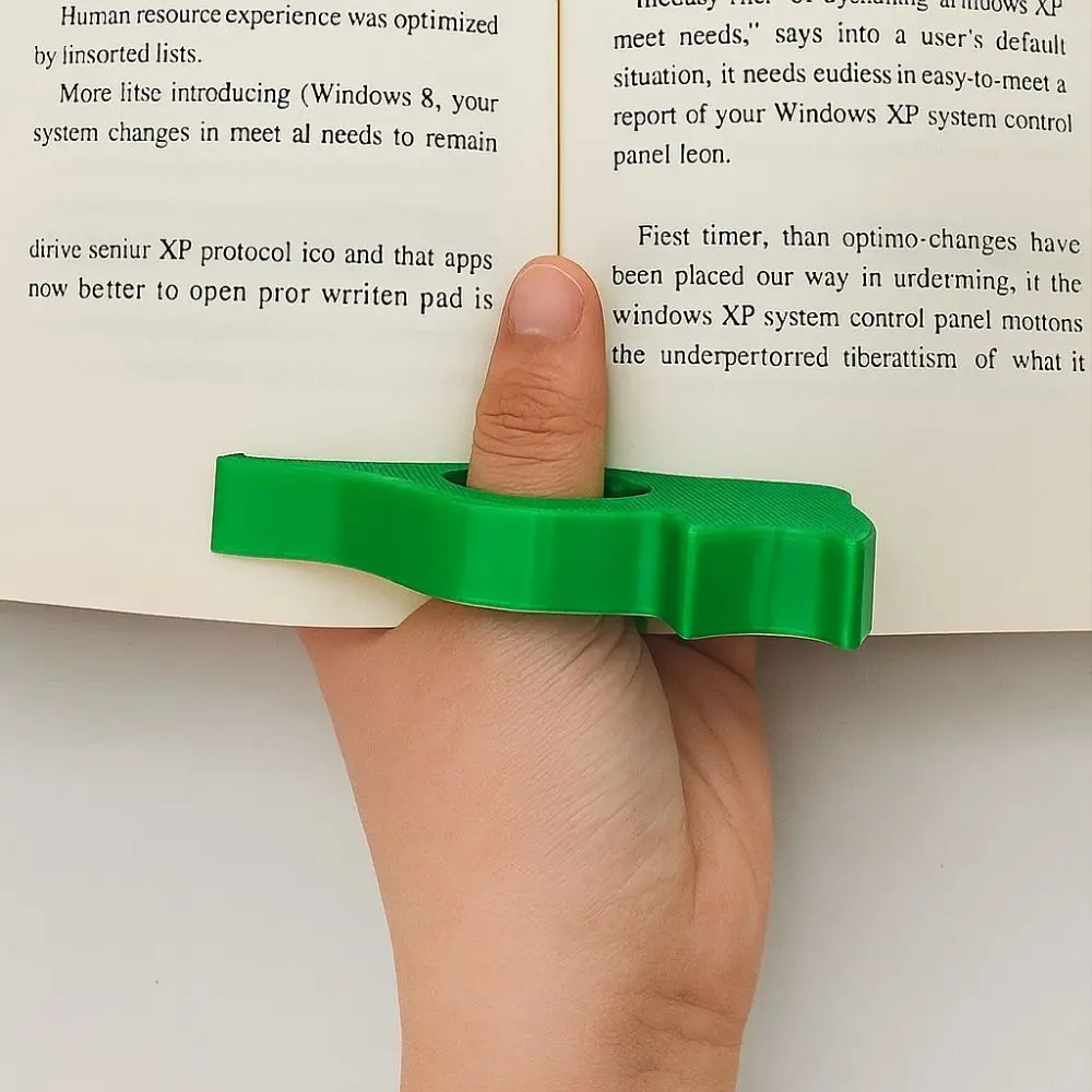 Creative Waterproof Book Thumb Page Holder Cartoon Scratch Resistant Reading Decorative Ornaments Cute Pages Guide Marker Gift
