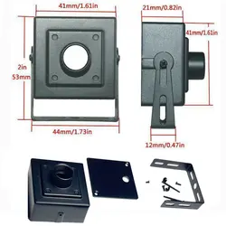 CCTV Metal Mini Box Camera Housing / Case For sony ccd 38x38 AHD 1080P IP Cam PCB (No Lens Camera Board) dvr Surveillance System